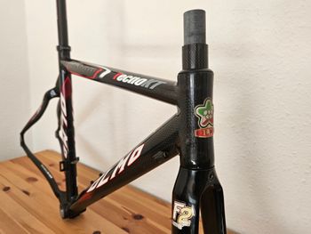 Gebrauchtes Olmo Techno KT Titanio - Carbon Frameset 2005 Road & Gravel, Schwarz — Bild 4 von 13