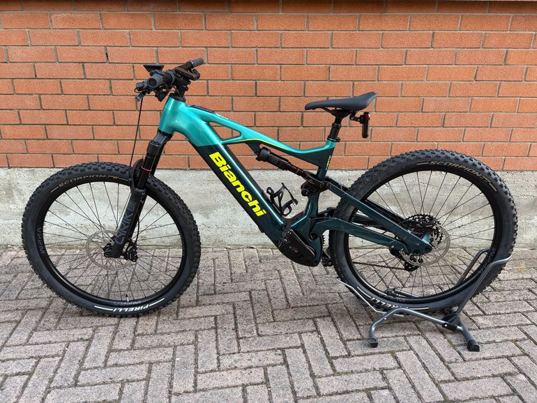 Brugt Bianchi E-Vertic Sram Eagle Transmission GX 2025 Mountainbike — billede 20 af 20