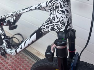 Used KTM Scarp Sram Eagle Transmission XX SL 2025 Mountainbike, White — image 6 of 10
