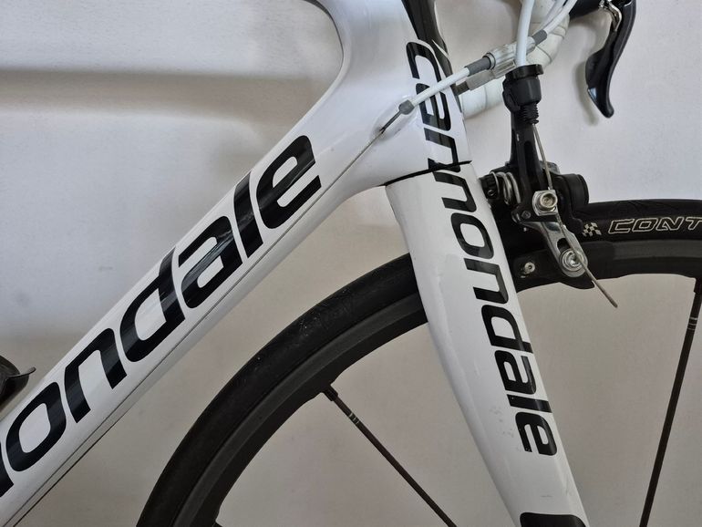 Used Cannondale SuperSix EVO Shimano Dura Ace 2015 Road & Gravel, White — image 7 of 18