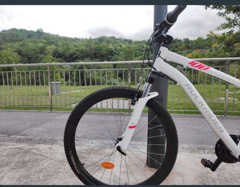 Used ROCKRIDER Women's 27.5" Mountain Bike ST 100 2021 2021 Mountainbike, White, 27.5 — image 4 of 4