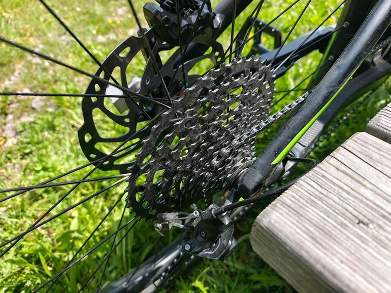 Gebrauchtes CUBE STEREO HYBRID 120 HPC SL 500 29 2018 2018 Mountainbike, Schwarz, 29 — Bild 9 von 11