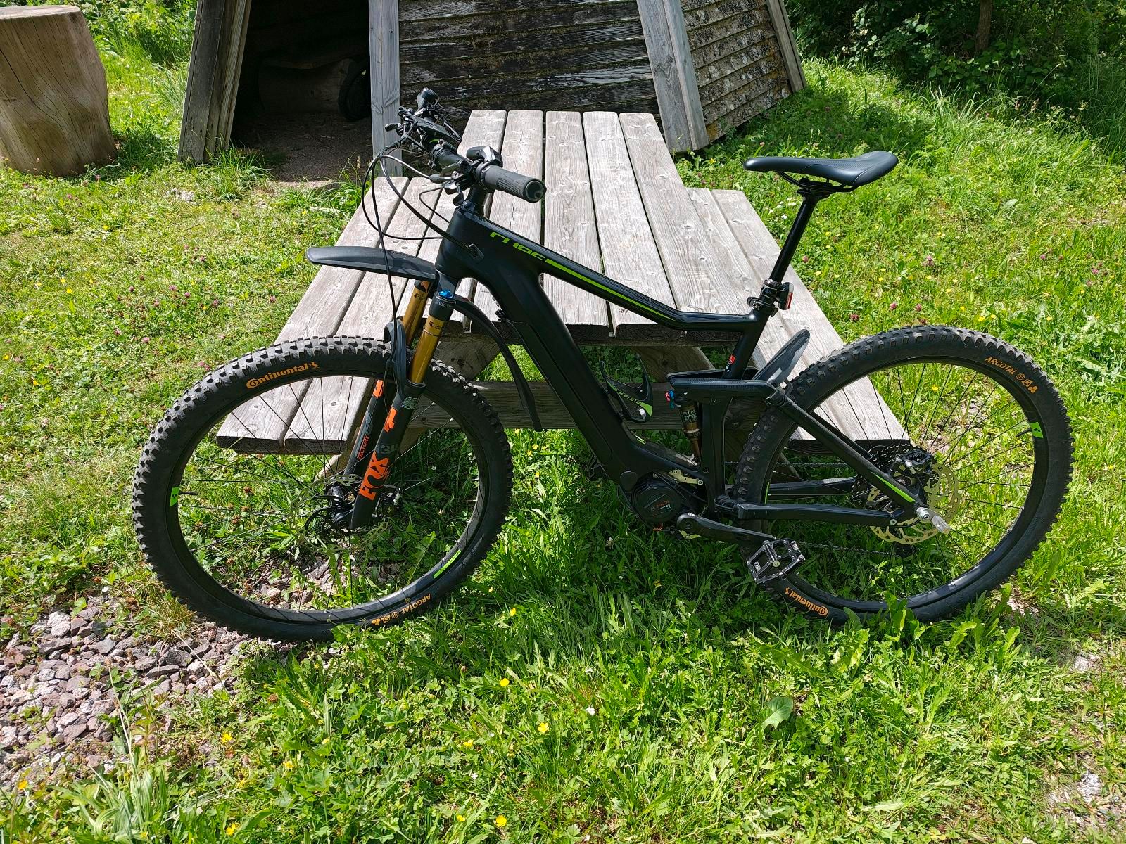 fahrradständer für ebikes E Bike Angelbox mit Haken - Bike GPS devices Color:Schwarz matt ohne Logo