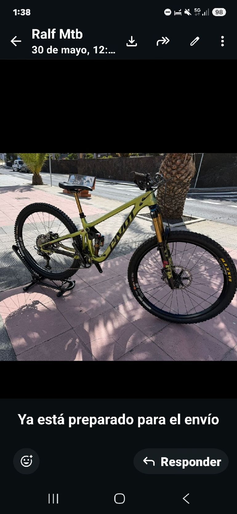 Używany Pivot SWITCHBLADE Pro XT/XTR 2023 2023 Mountainbike — zdjęcie 1 z 6