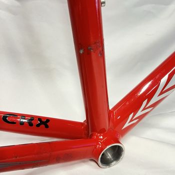 Used Eddy Merckx 25th Anniversary Frameset 60cm Easton EC90 Aero Carbon Fork Seatpost Frameset 2005 Road & Gravel, Red — image 6 of 18