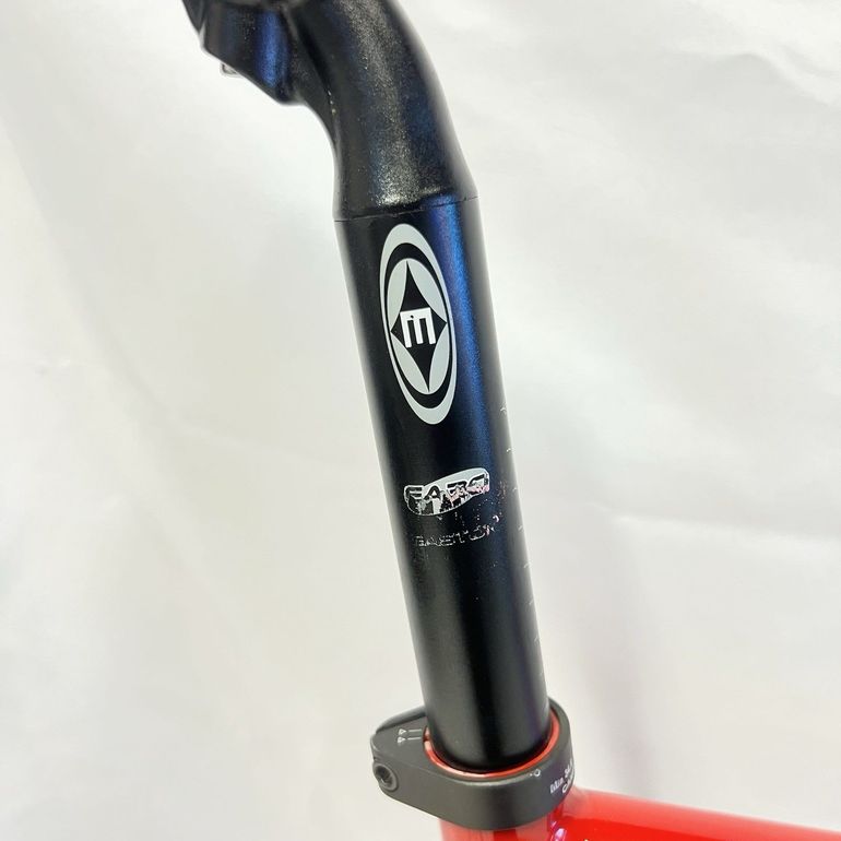 Used Eddy Merckx 25th Anniversary Frameset 60cm Easton EC90 Aero Carbon Fork Seatpost Frameset 2005 Road & Gravel, Red — image 13 of 18