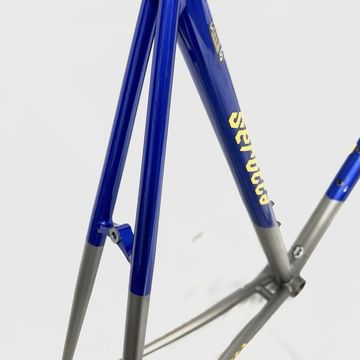 Used Serotta Concours C3 Titanium Frameset 60cm Frameset 2002 Road & Gravel, Blue — image 4 of 12