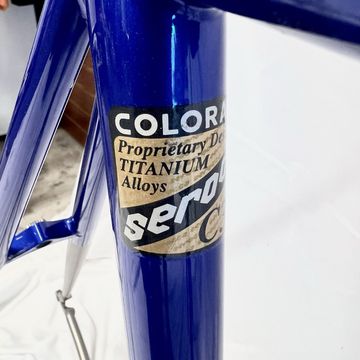 Used Serotta Concours C3 Titanium Frameset 60cm Frameset 2002 Road & Gravel, Blue — image 8 of 12