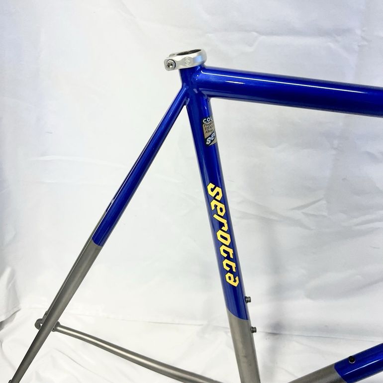Used Serotta Concours C3 Titanium Frameset 60cm Frameset 2002 Road & Gravel, Blue — image 2 of 12