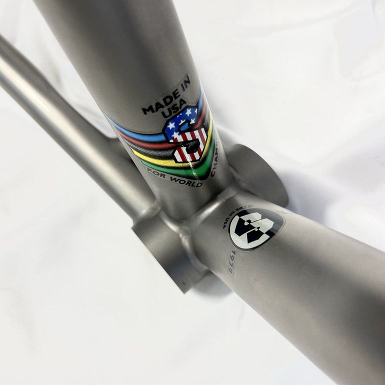 Used Serotta Concours C3 Titanium Frameset 60cm Frameset 2002 Road & Gravel, Blue — image 5 of 12
