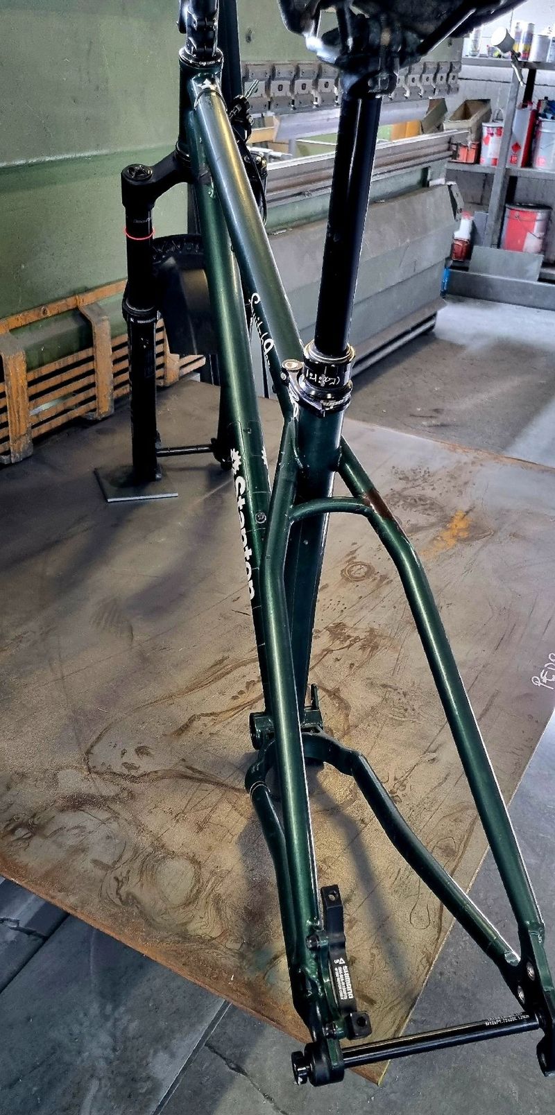 Stanton Switch9er 631 Elite 2021 Frameset 2021 Mountainbike de segunda mano, Verde — imagen 5 de 8