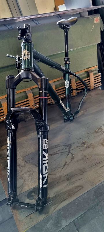 Stanton Switch9er 631 Elite 2021 Frameset 2021 Mountainbike de segunda mano, Verde — imagen 3 de 8