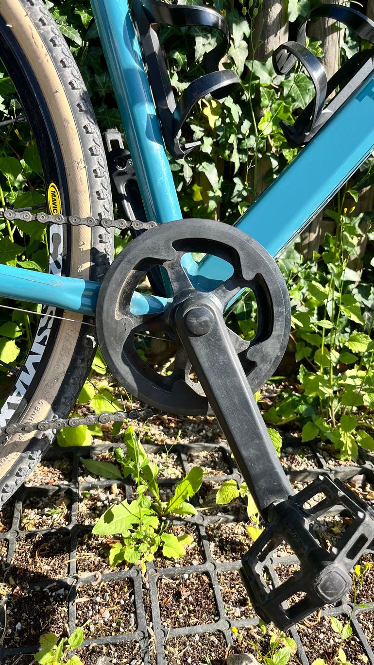 Used TRIBAN Women's Gravel Bike GRVL 120 2022 2022 Road & Gravel, Blue — image 8 of 10