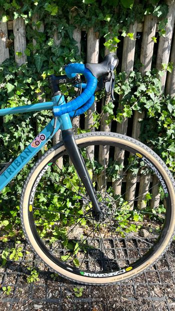Used TRIBAN Women's Gravel Bike GRVL 120 2022 2022 Road & Gravel, Blue — image 2 of 10