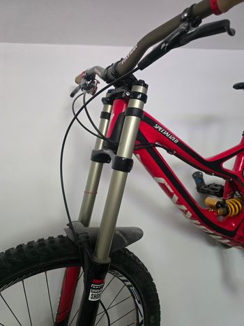 Used Specialized S-Works Demo 8 2014 2014 Mountainbike, Red, 26 — image 3 of 6