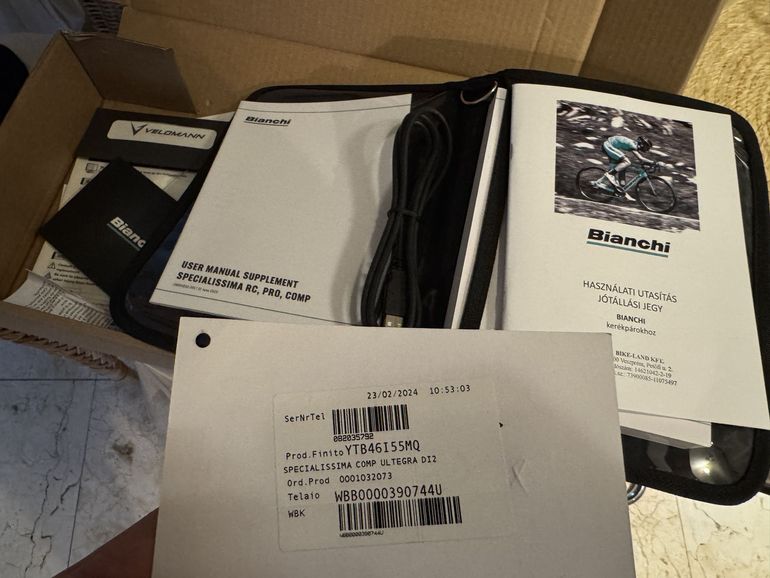 Käytetty Bianchi Specialissima COMP Ultegra Di2 2024 2024 Road & Gravel — kuva 22 / 22