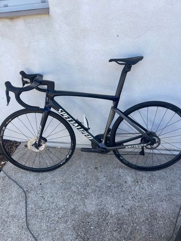 SL7 pro Custom Shimano Ultegra Di2 2023 Road & Gravel usato, Blu — immagine 2 di 5