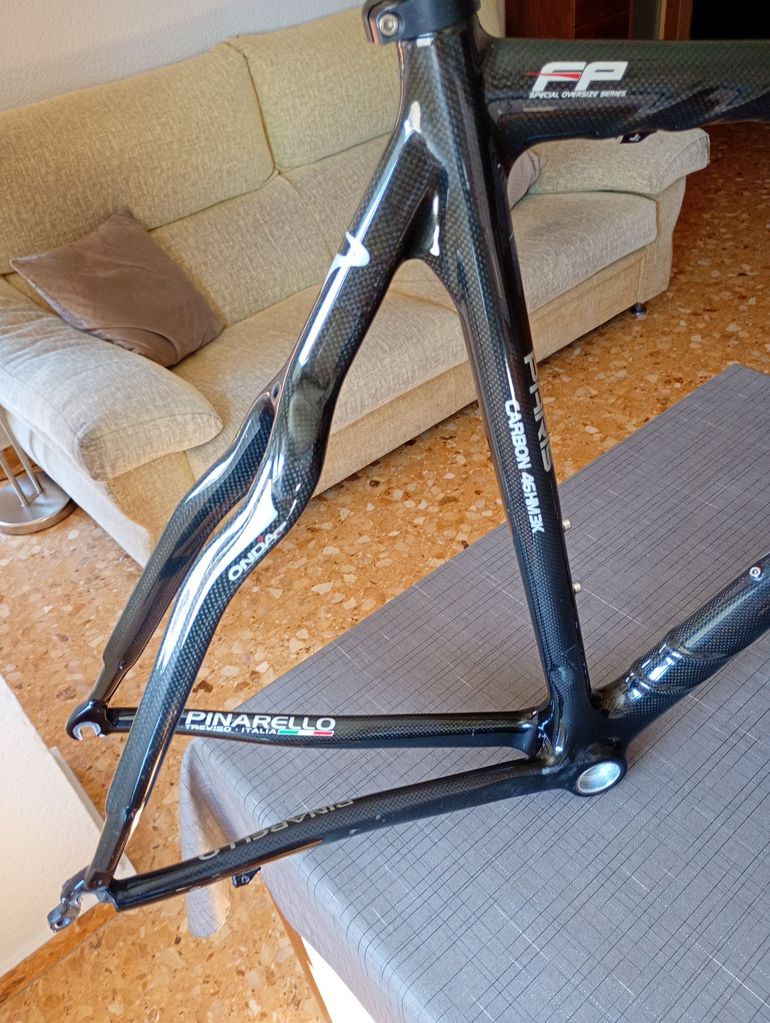 Used Pinarello Paris Carbon 46 HM 3K Frameset 2008 Road & Gravel, Black — image 5 of 11