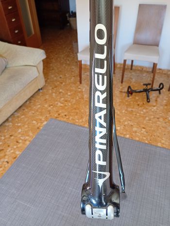 Used Pinarello Paris Carbon 46 HM 3K Frameset 2008 Road & Gravel, Black — image 9 of 11