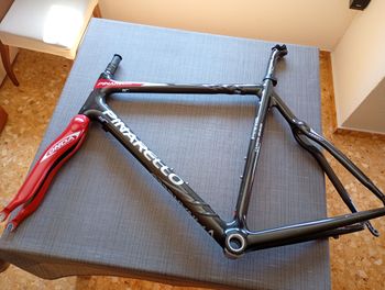 Used Pinarello Paris Carbon 46 HM 3K Frameset 2008 Road & Gravel, Black — image 3 of 11