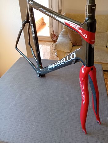 Used Pinarello Paris Carbon 46 HM 3K Frameset 2008 Road & Gravel, Black — image 2 of 11