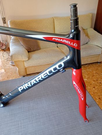 Used Pinarello Paris Carbon 46 HM 3K Frameset 2008 Road & Gravel, Black — image 4 of 11