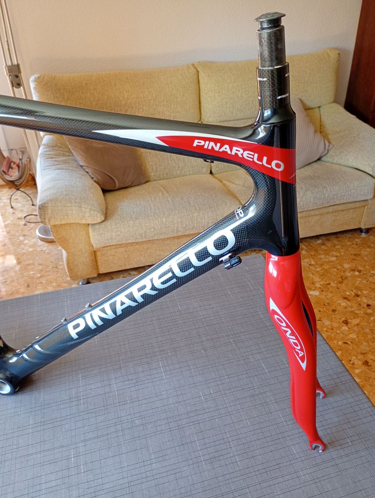 Used Pinarello Paris Carbon 46 HM 3K Frameset 2008 Road & Gravel, Black — image 4 of 11