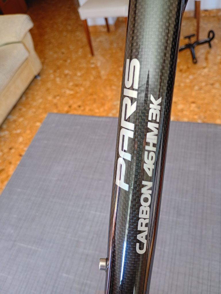 Used Pinarello Paris Carbon 46 HM 3K Frameset 2008 Road & Gravel, Black — image 6 of 11