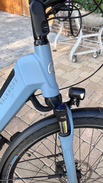 Used Kalkhoff IMAGE 3.B EXCITE Wave 2021 2021 Urban, Blue — image 10 of 12