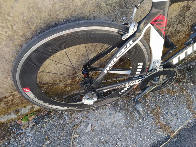 Used Francesco Moser Leader Campagnolo Chorus 2010 Road & Gravel, Red — image 3 of 6