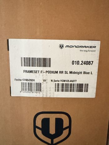 Brugt Mondraker F-PODIUM RR SL 2024 Frameset 2024 Mountainbike — billede 6 af 6