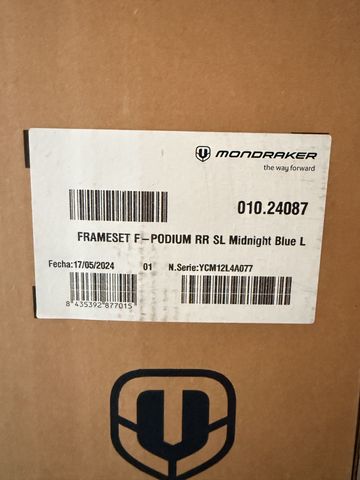 Used Mondraker F-PODIUM RR SL 2024 Frameset 2024 Mountainbike, Blue, 29 — image 6 of 6