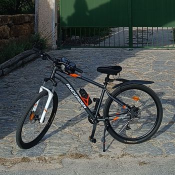 Used ROCKRIDER Mountainbike 27.5 Zoll ST120 Grau/Orange 2025 2025 Mountainbike, Light Gray, 27.5 — image 2 of 5