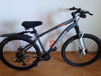 Used ROCKRIDER Mountainbike 27.5 Zoll ST120 Grau/Orange 2025 2025 MTB