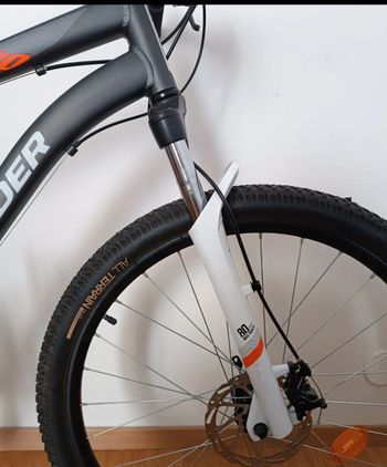 Used ROCKRIDER Mountainbike 27.5 Zoll ST120 Grau/Orange 2025 2025 Mountainbike, Light Gray, 27.5 — image 5 of 5