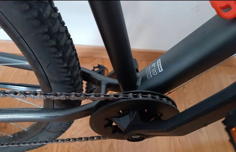 Used ROCKRIDER Mountainbike 27.5 Zoll ST120 Grau/Orange 2025 2025 Mountainbike, Light Gray, 27.5 — image 4 of 5