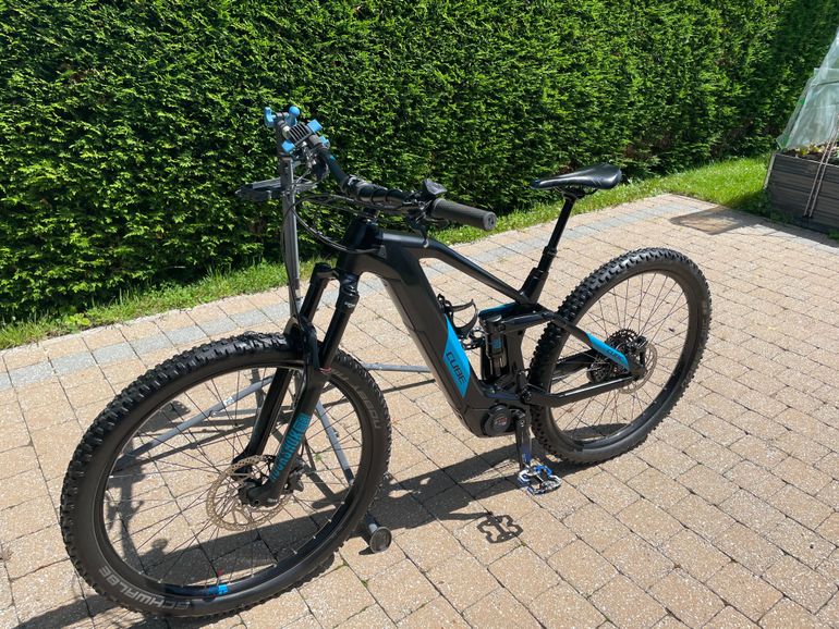 Used CUBE STEREO HYBRID 140 HPC RACE 625 2020 Mountainbike, Blue — image 1 of 8