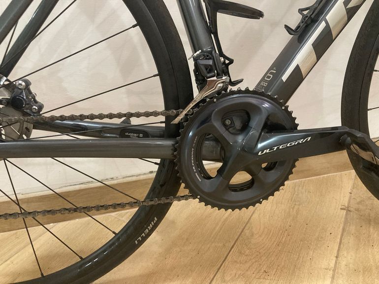 Used Trek Émonda SL 6 Disc Pro 2021 2021 Road & Gravel, Light Gray — image 8 of 9