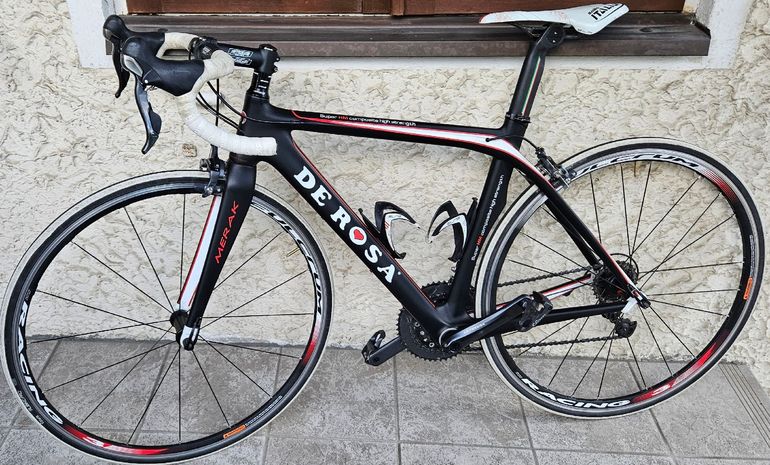 Used De Rosa Merak Frameset 2013 2013 Road & Gravel, Black — image 1 of 6