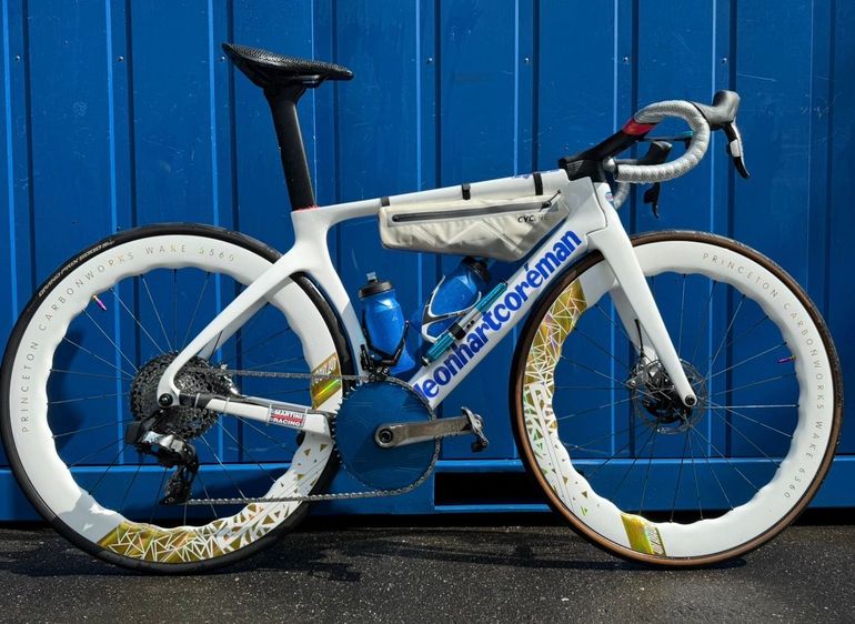 Used Carbon S5 Replica Custom SRAM Red eTap AXS 2023 Road & Gravel, White — image 1 of 8