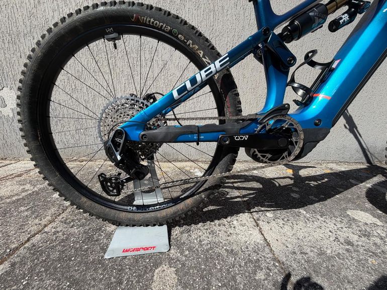 Used CUBE STEREO HYBRID ONE77 HPC, AT 2025 2025 Mountainbike, Blue, 29, 27.5 — image 9 of 9