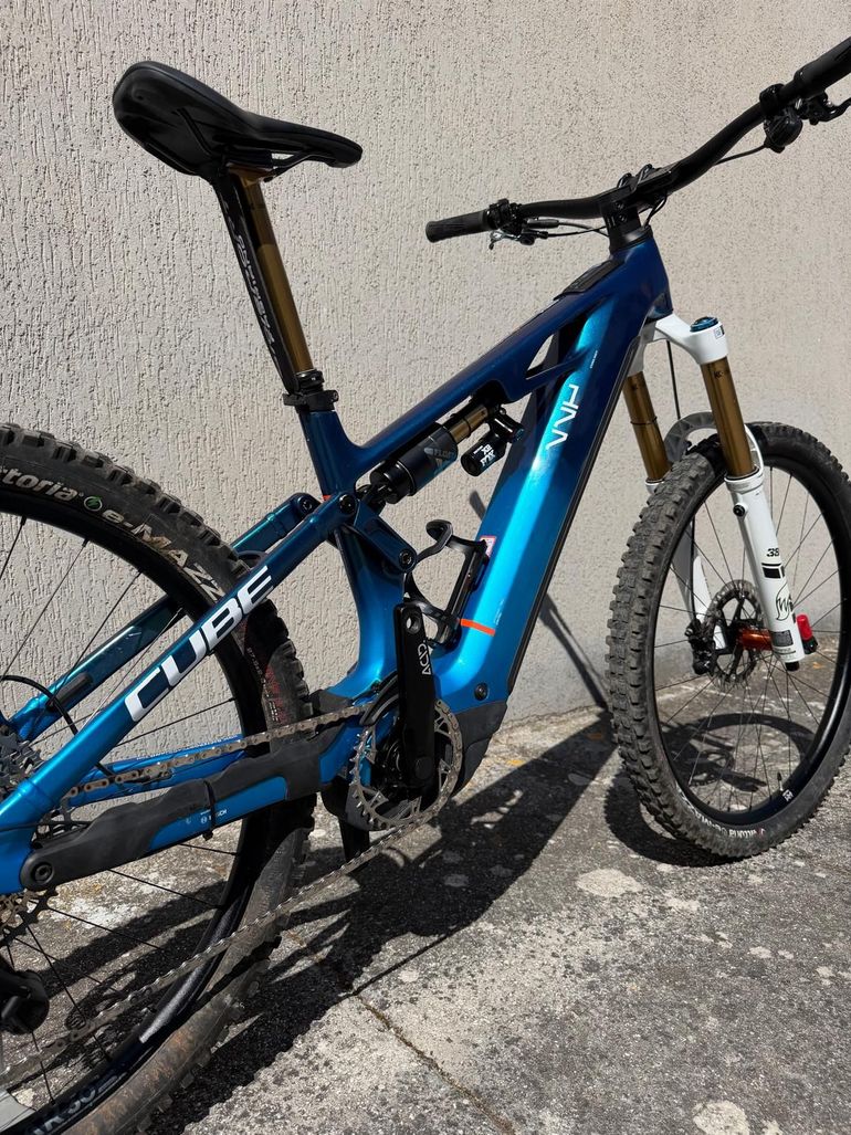 Used CUBE STEREO HYBRID ONE77 HPC, AT 2025 2025 Mountainbike, Blue, 29, 27.5 — image 8 of 9