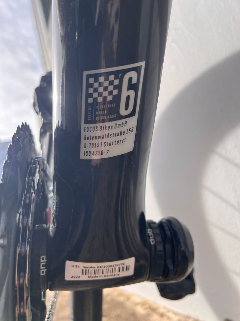 Used Focus PARALANE 8.8 2024 2024 Road & Gravel, Black — image 4 of 7