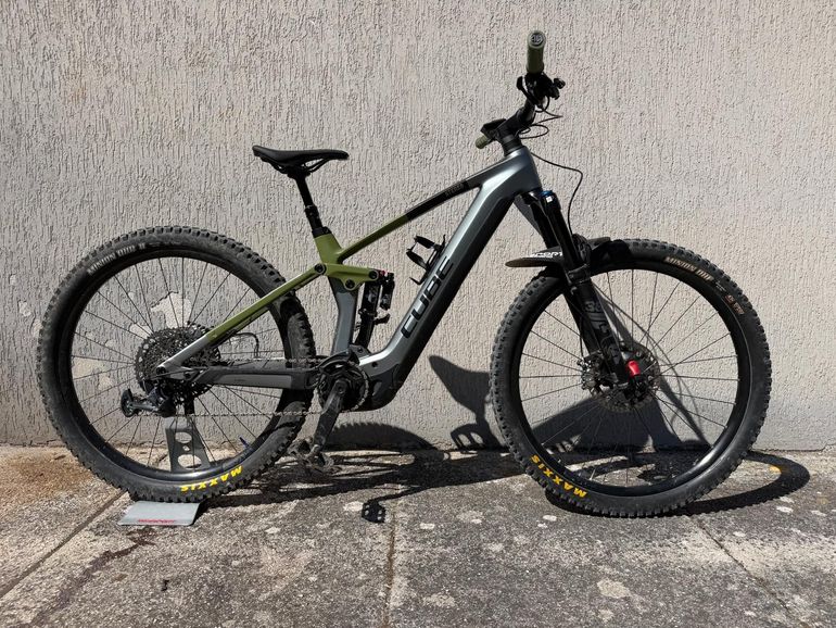 Used CUBE STEREO HYBRID 140 HPC, TM 750 2023 2023 Mountainbike, Green, 27.5, 29 — image 1 of 8