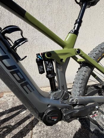Used CUBE STEREO HYBRID 140 HPC, TM 750 2023 2023 Mountainbike, Green, 27.5, 29 — image 7 of 8