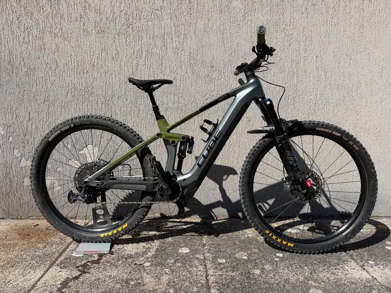 Used CUBE STEREO HYBRID 140 HPC, TM 750 2023 2023 Mountainbike, Green, 27.5, 29 — image 2 of 8