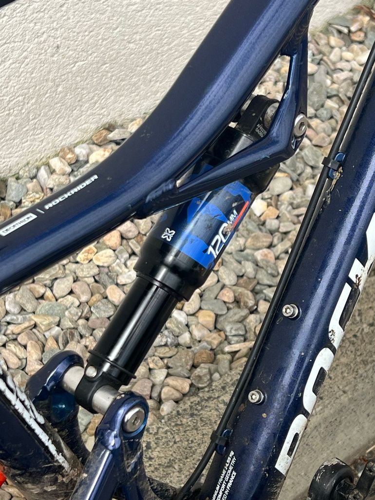Used ROCKRIDER 27.5" Full Suspension Mountain Bike ST 540 S 2024 2024 Mountainbike, Blue, 27.5 — image 4 of 5