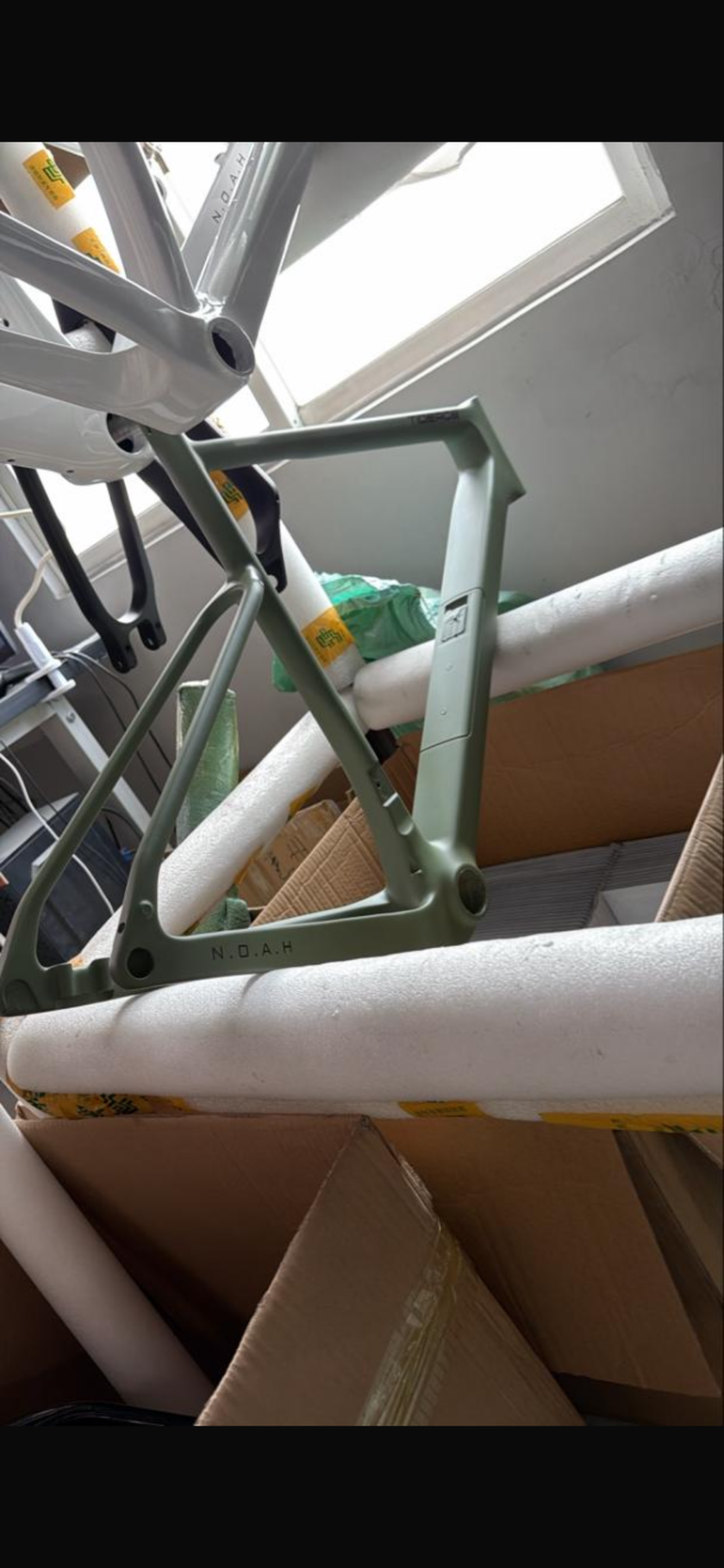Used Tideace Custom Frameset 2026 Road & Gravel, Green — image 2 of 3