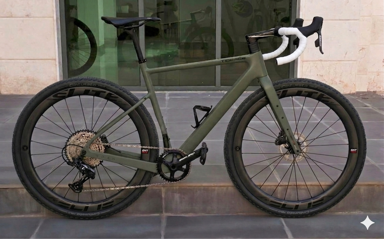Used Tideace Custom Frameset 2026 Road & Gravel, Green — image 1 of 3
