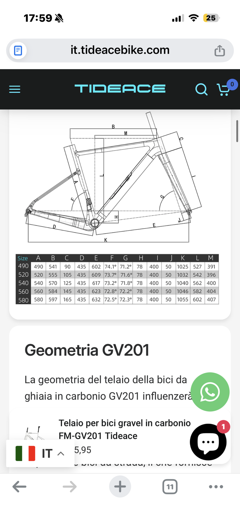 Tideace Custom Frameset 2027 Road & Gravel de segunda mano, Verde — imagen 7 de 8